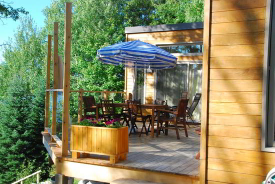 Deck – Roddick Lake, Bouchette, Summer 2010